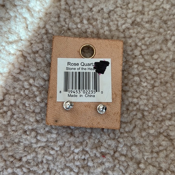 Rose Quartz and Blue Earring Bundle - Picture 3 of 5